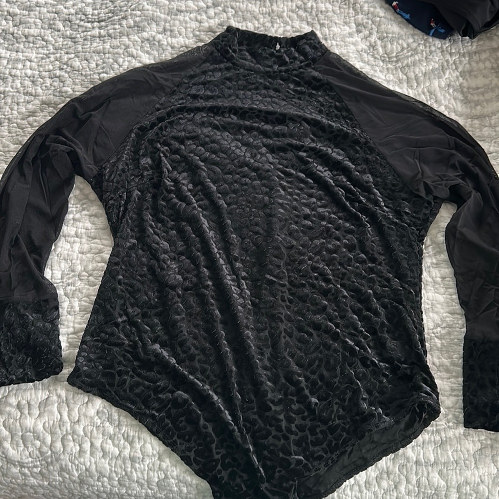 Charlotte Russe leopard print body suit